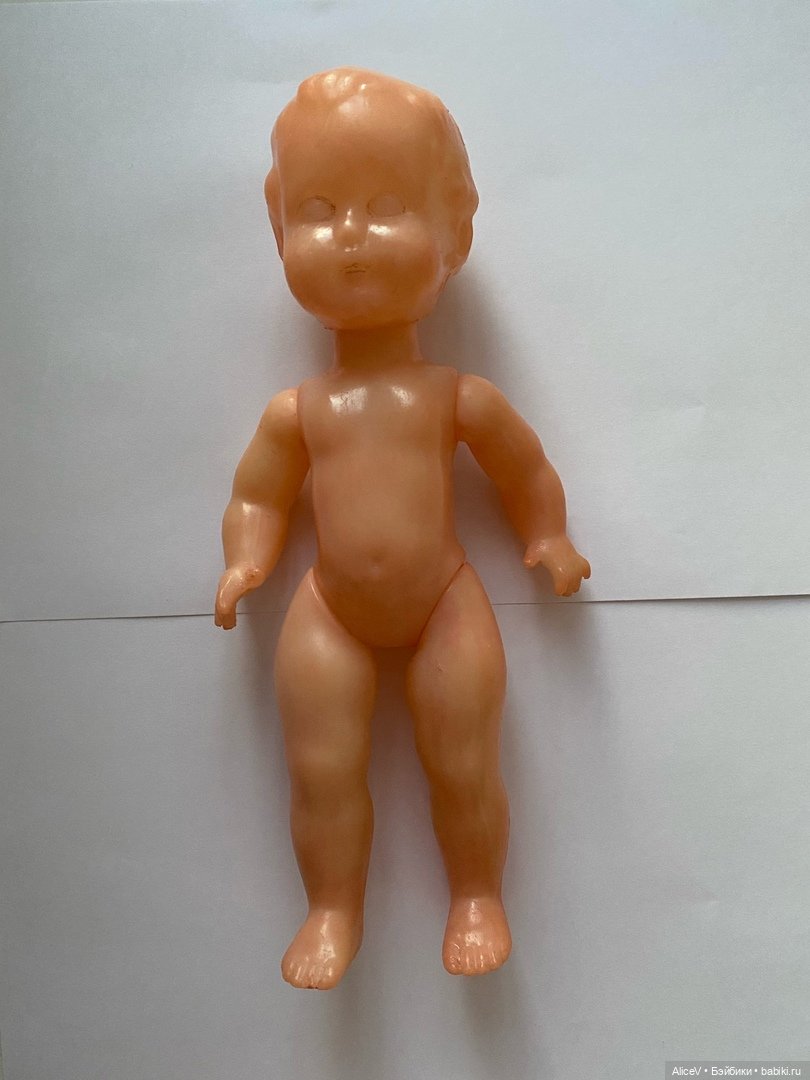 Выгорел пластик куклы СССР. Мой опыт. 1 часть преображения