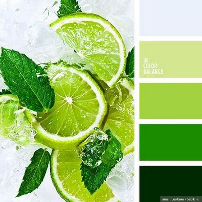 Сочетание цветов - яркая зелень (фото 6)