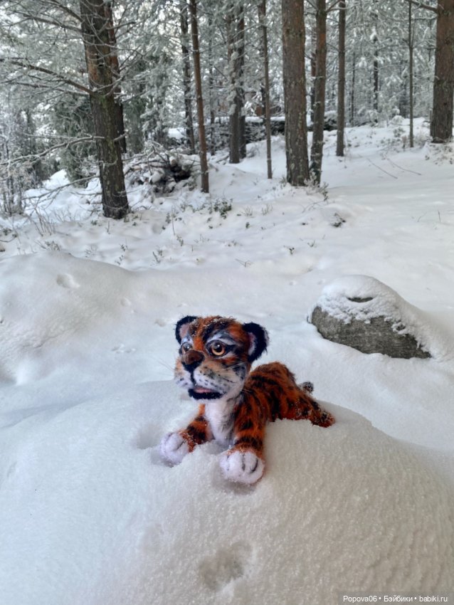 Живой тигрёнок Амур — Вязаные игрушки и амигуруми: крючком (фото 9)