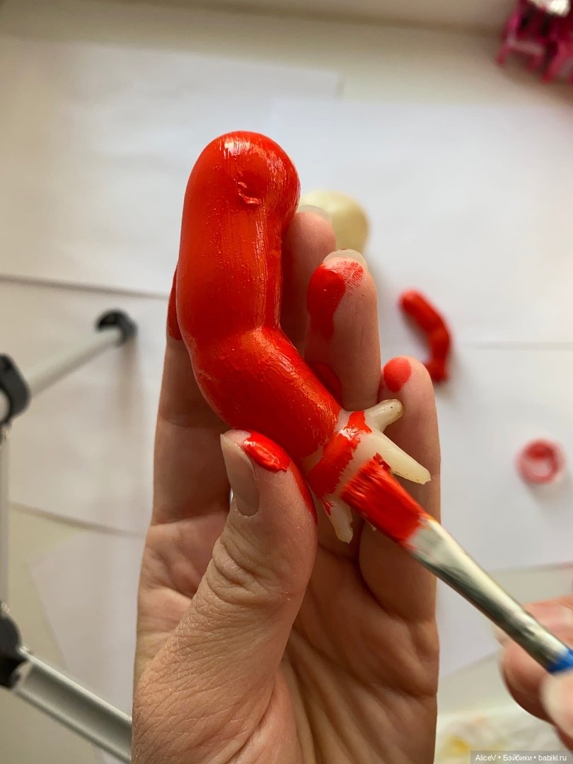 Выгорел пластик куклы СССР. Мой опыт. 1 часть преображения (фото 3)