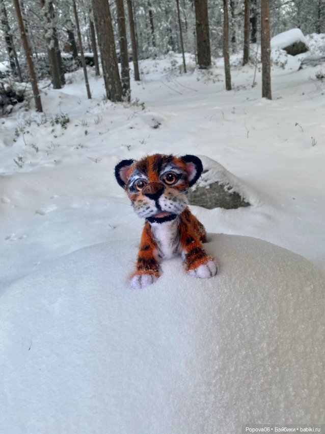 Живой тигрёнок Амур — Вязаные игрушки и амигуруми: крючком (фото 6)