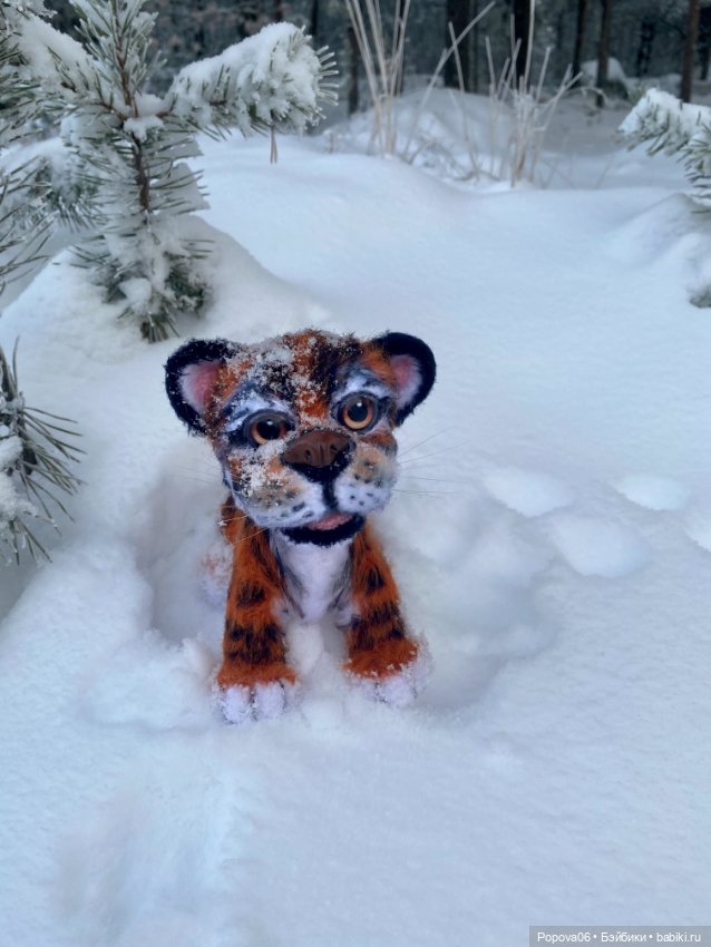 Живой тигрёнок Амур — Вязаные игрушки и амигуруми: крючком (фото 3)