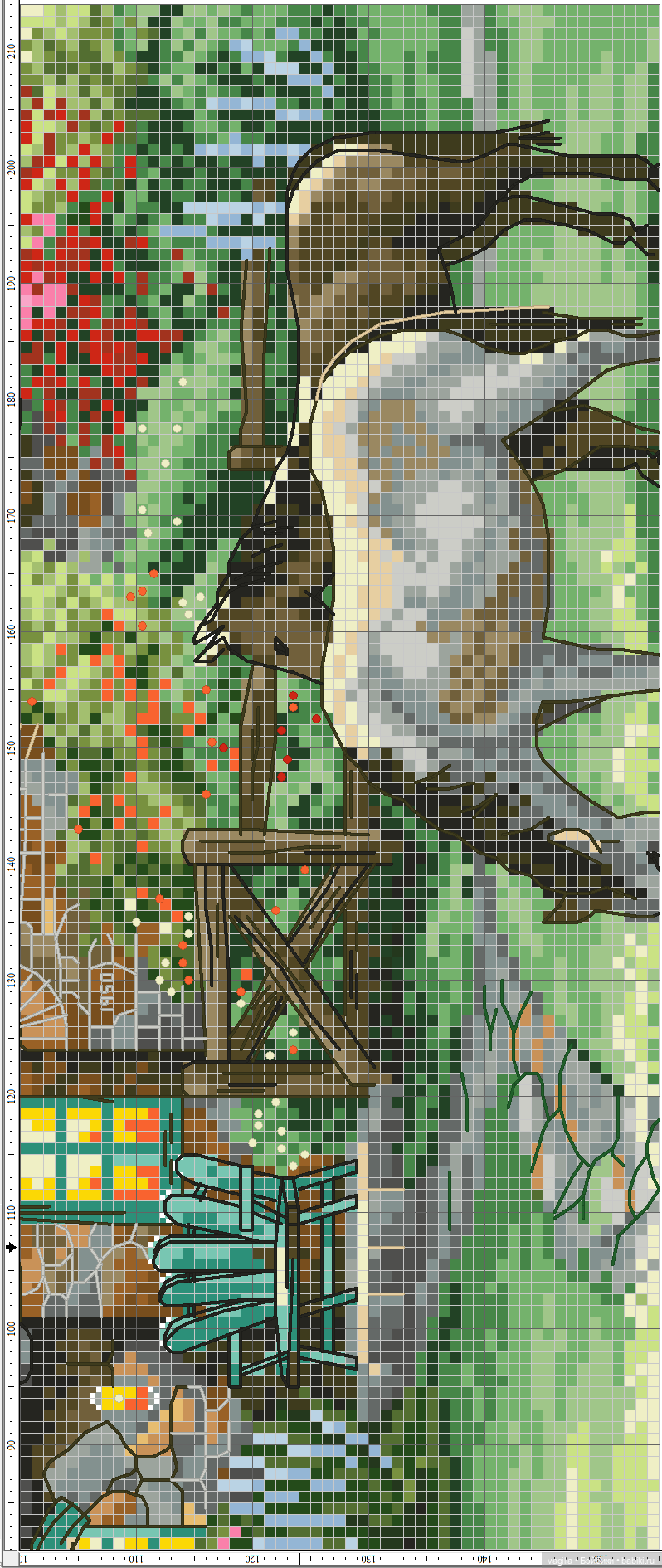 Домики крестом — Схемы вышивки крестом: фото узоров (фото 8)