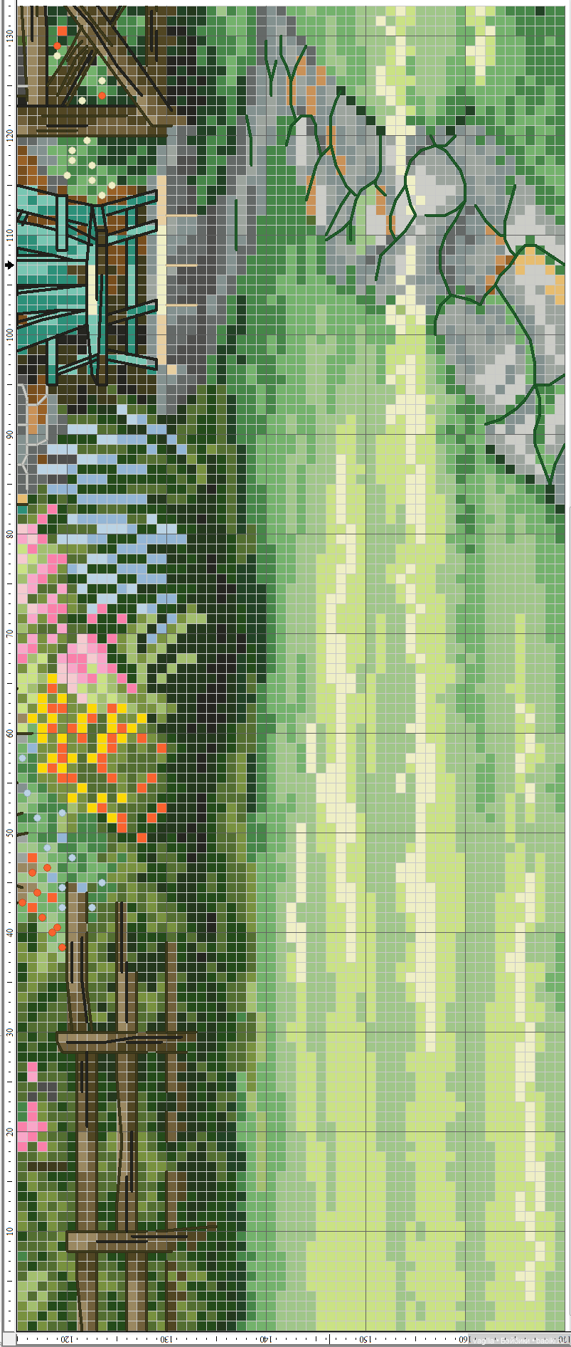 Домики крестом — Схемы вышивки крестом: фото узоров (фото 5)