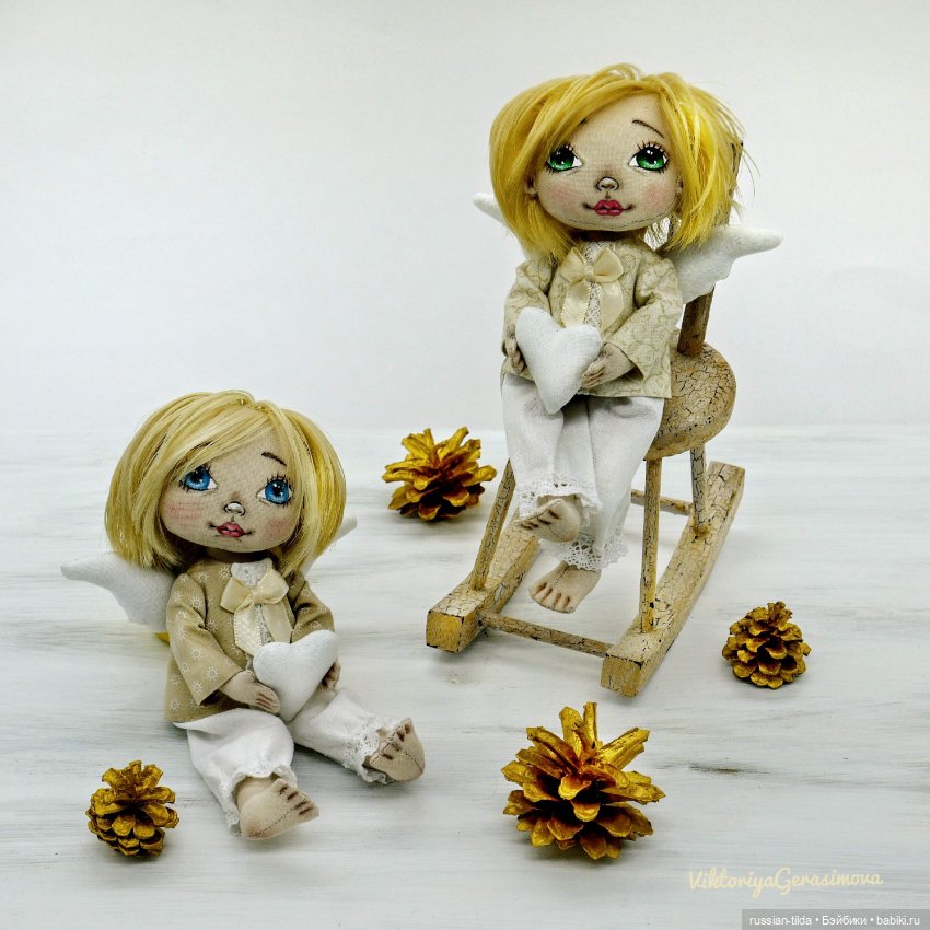 Ангелы и Талисманы — Авторские текстильные куклы: Вальдорфские (фото 9)