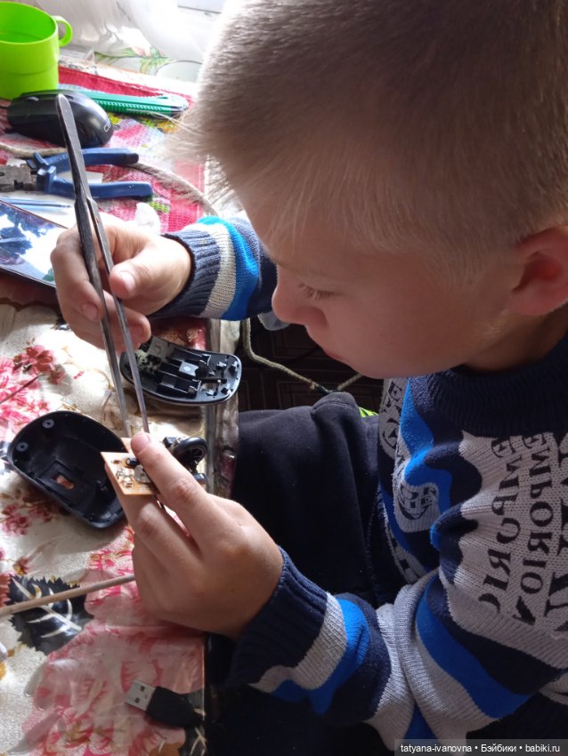 Ремонт мышки, или как мы Степану помогали (фото 4)