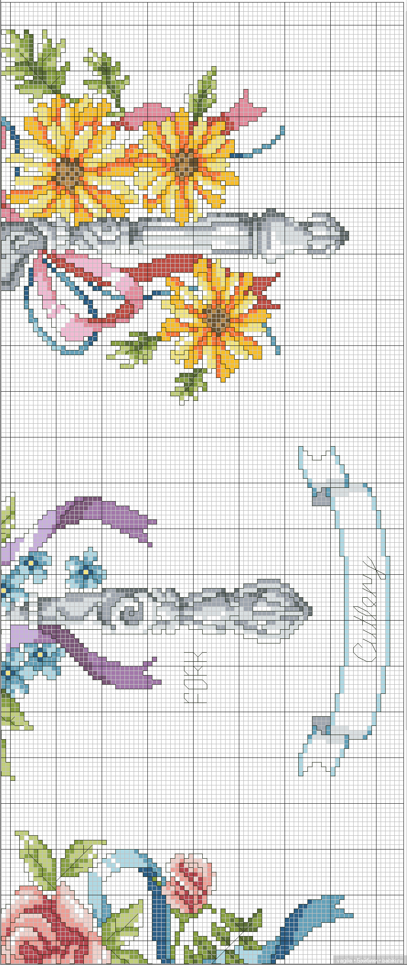 Скатерти и салфетки крестиком (фото 5)