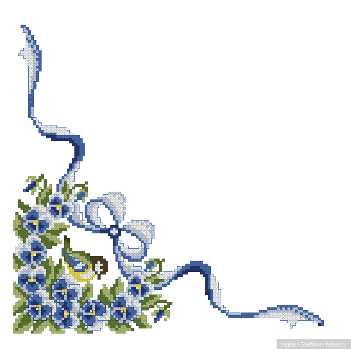 Скатерти и салфетки крестиком