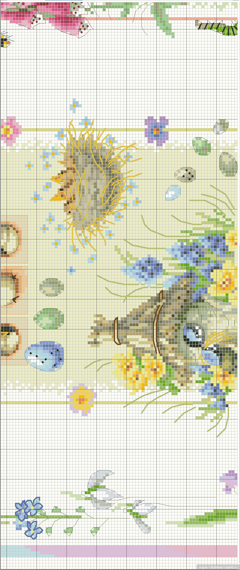 Скатерти и салфетки крестиком (фото 9)