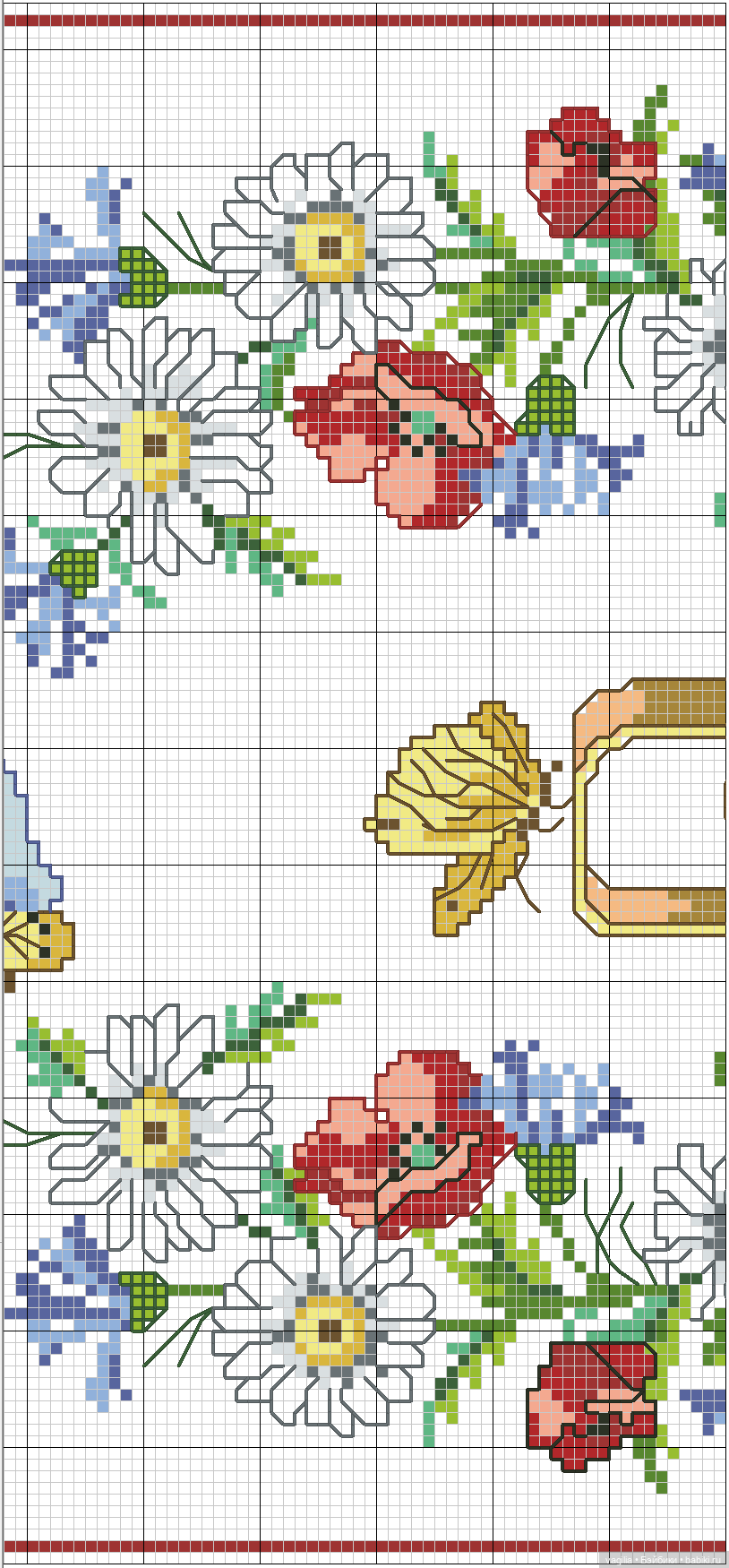 Скатерти и салфетки крестиком