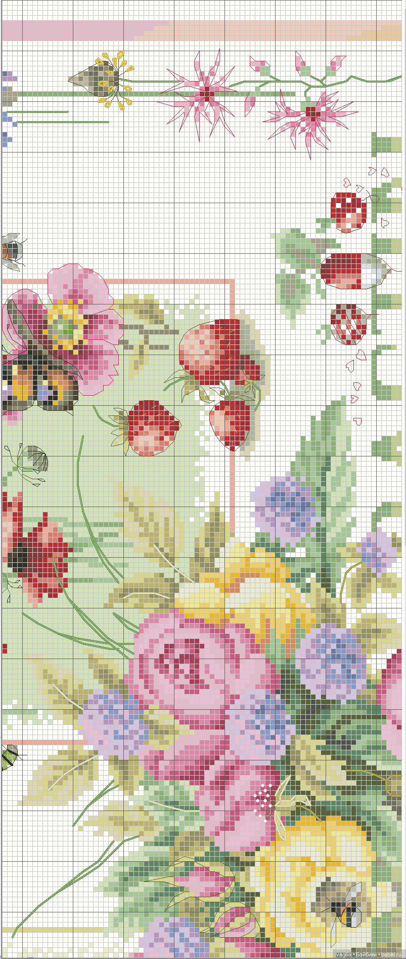 Скатерти и салфетки крестиком