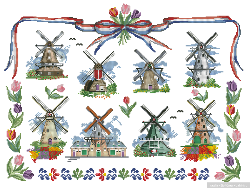 Схемы вышивки мельница. 70-0402 Голландские мельницы. Набор для вышивания крестом Permin. Dutch Windmills голландские мельницы от Permin. Голландия вышивка мельница мини. Набор для вышивки ветряная мельница Голландия.