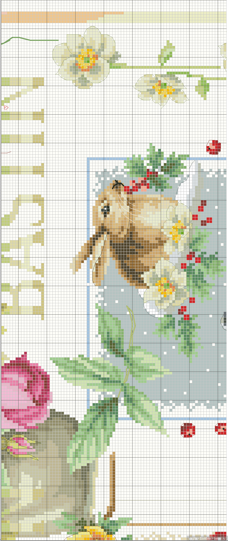 Скатерти и салфетки крестиком