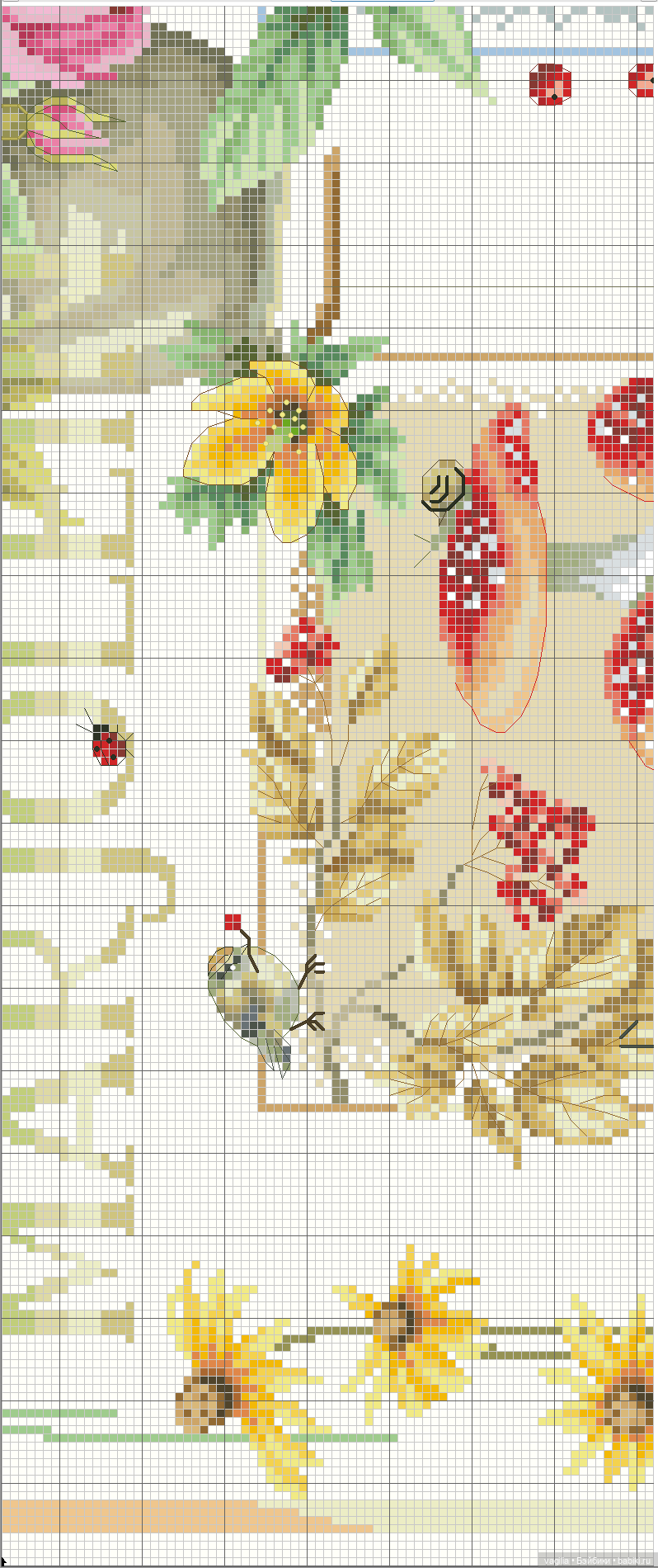 Скатерти и салфетки крестиком