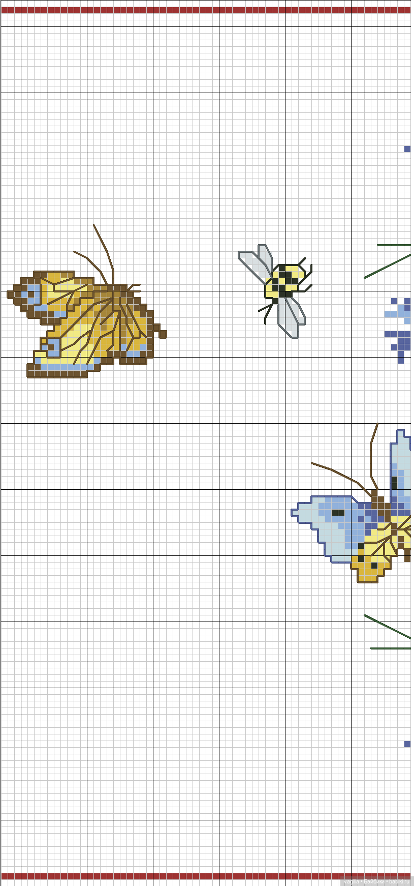 Скатерти и салфетки крестиком