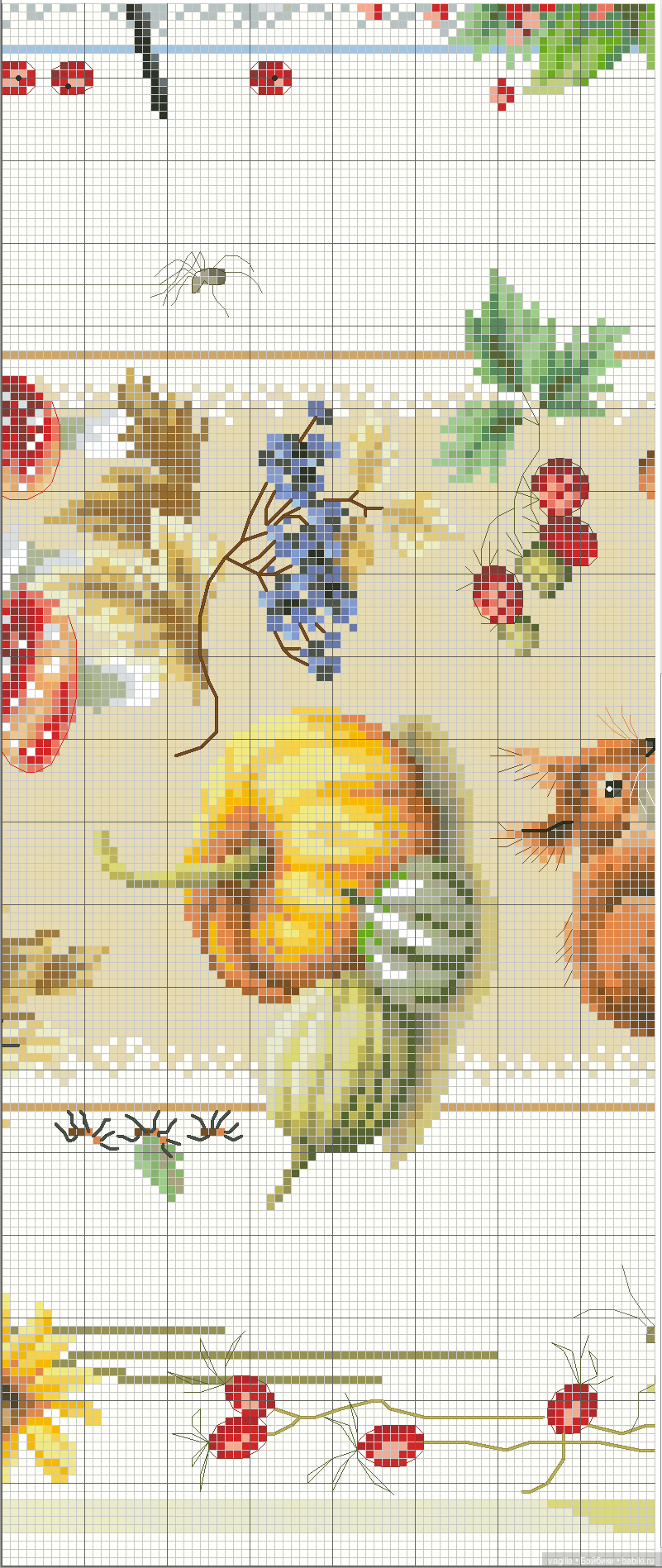 Скатерти и салфетки крестиком