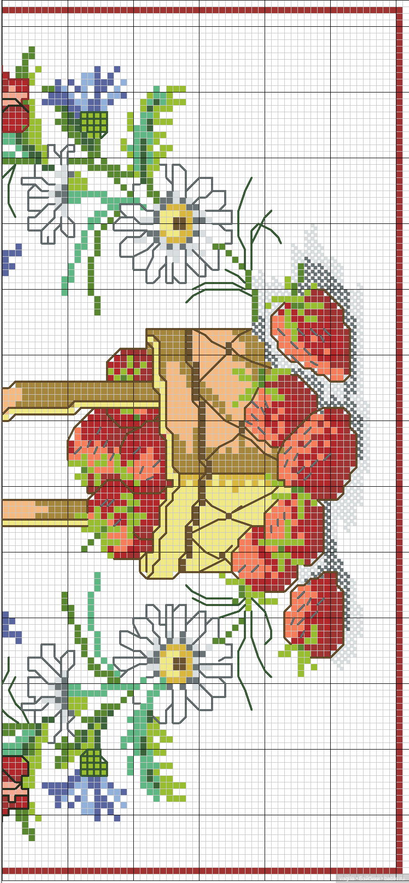 Скатерти и салфетки крестиком