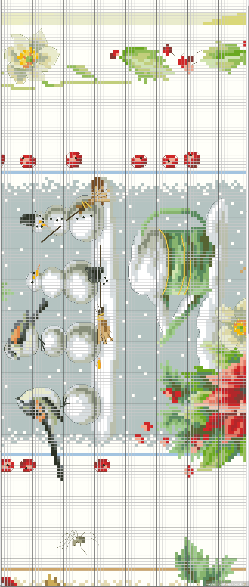 Скатерти и салфетки крестиком