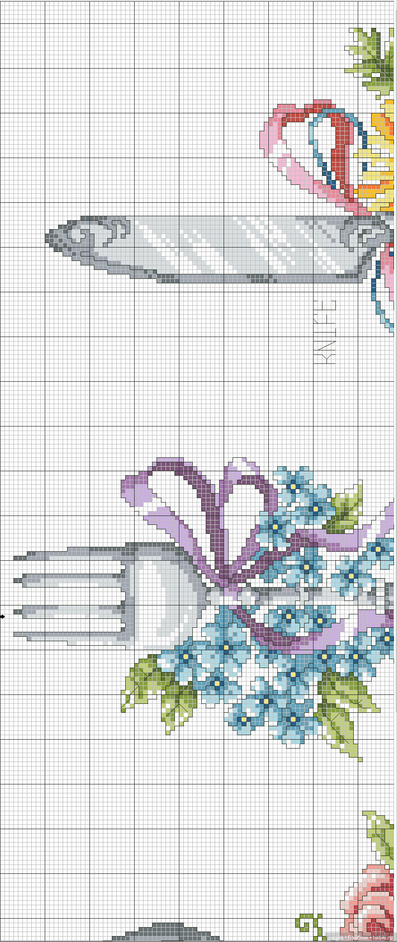 Скатерти и салфетки крестиком (фото 4)