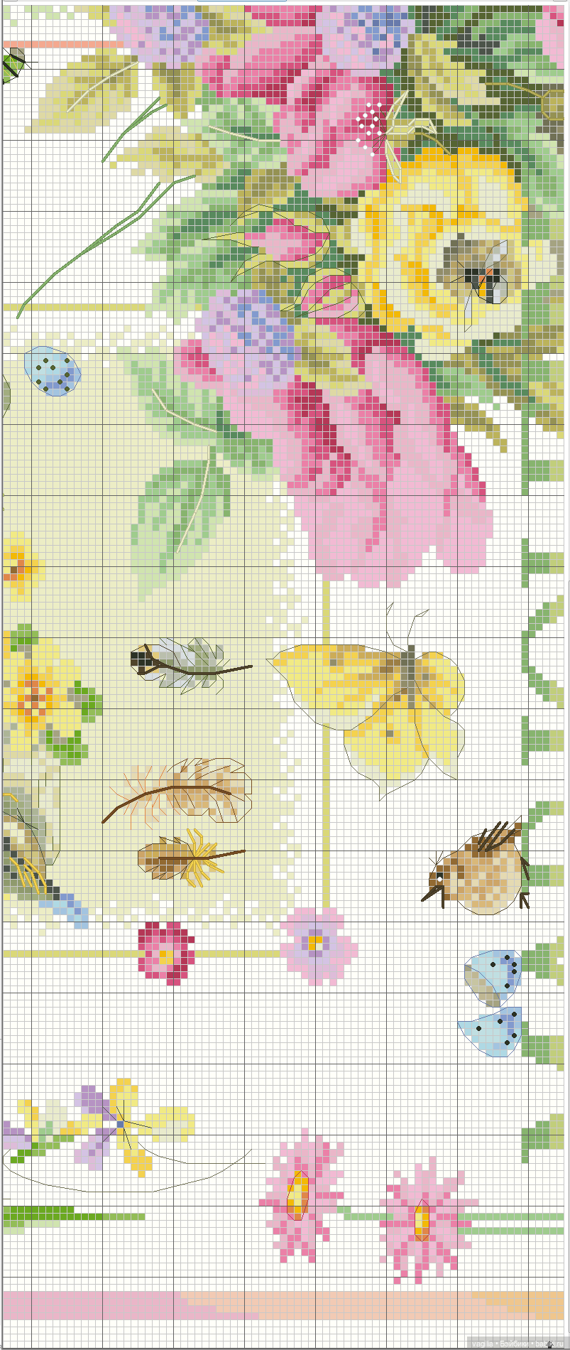 Скатерти и салфетки крестиком (фото 10)