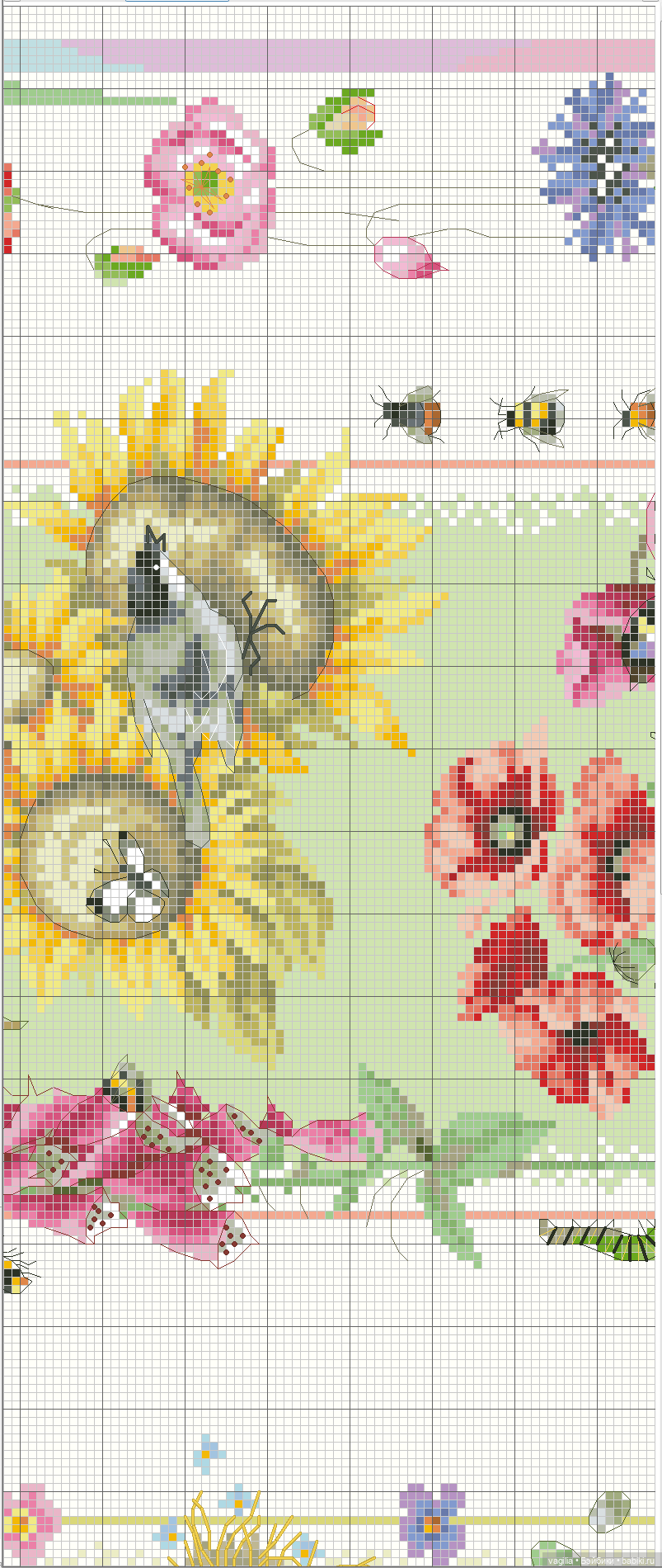 Скатерти и салфетки крестиком