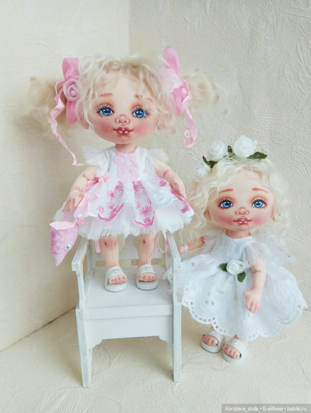 Сестрёнки — Авторские текстильные куклы: Вальдорфские (фото 7)