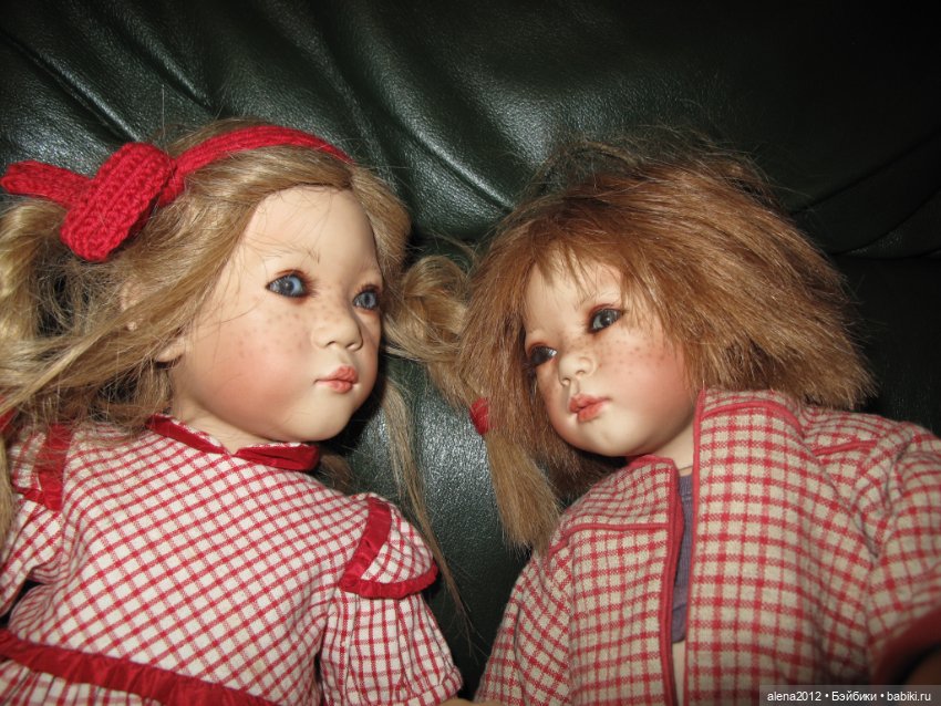 Союз рыжих. Rikki и Nikki из фарфора от Annette Himstedt (фото 10)