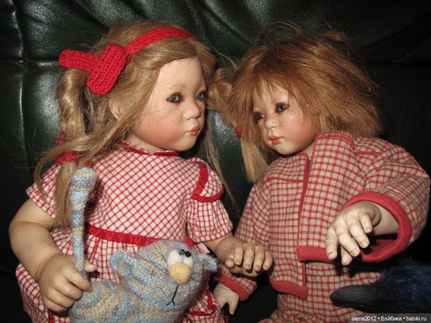 Союз рыжих. Rikki и Nikki из фарфора от Annette Himstedt (фото 8)