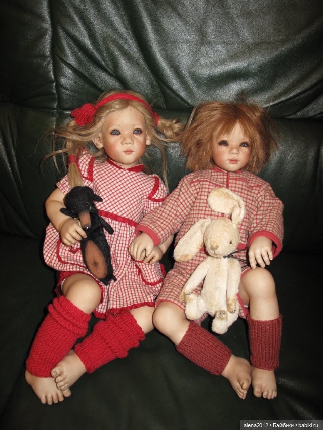 Союз рыжих. Rikki и Nikki из фарфора от Annette Himstedt