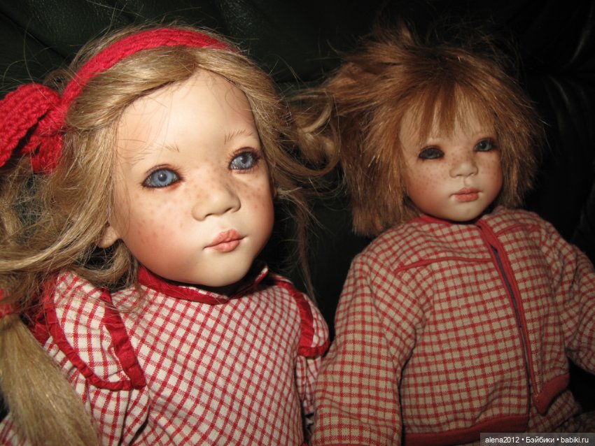 Союз рыжих. Rikki и Nikki из фарфора от Annette Himstedt