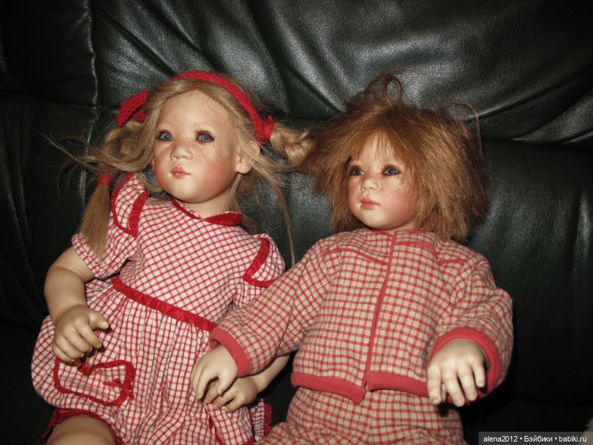 Союз рыжих. Rikki и Nikki из фарфора от Annette Himstedt