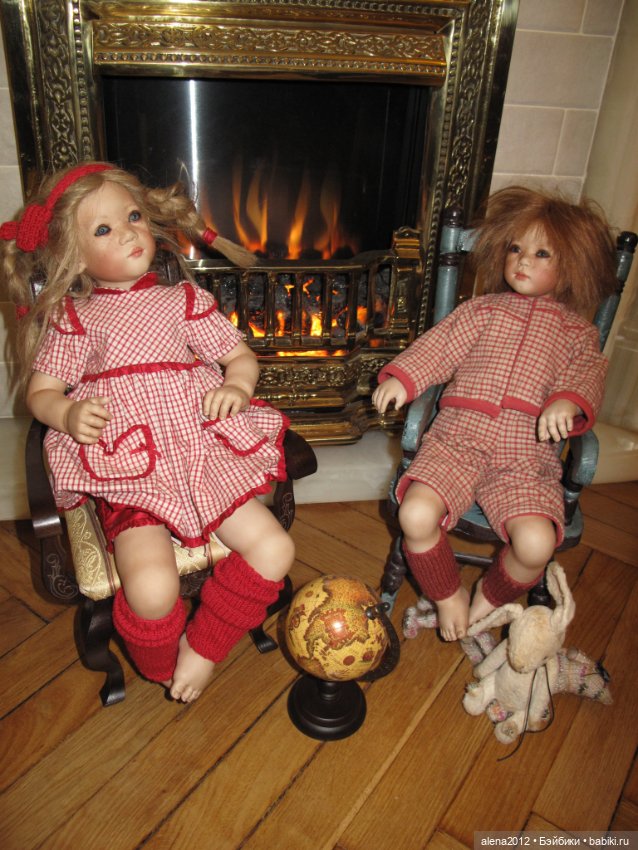 Союз рыжих. Rikki и Nikki из фарфора от Annette Himstedt