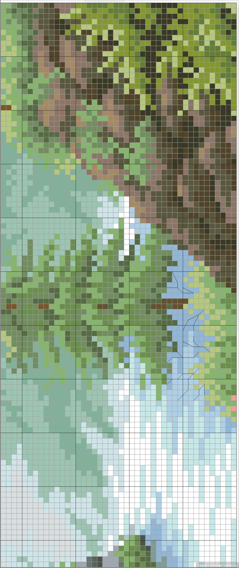 Уютные уголки на природе крестиком (фото 10)