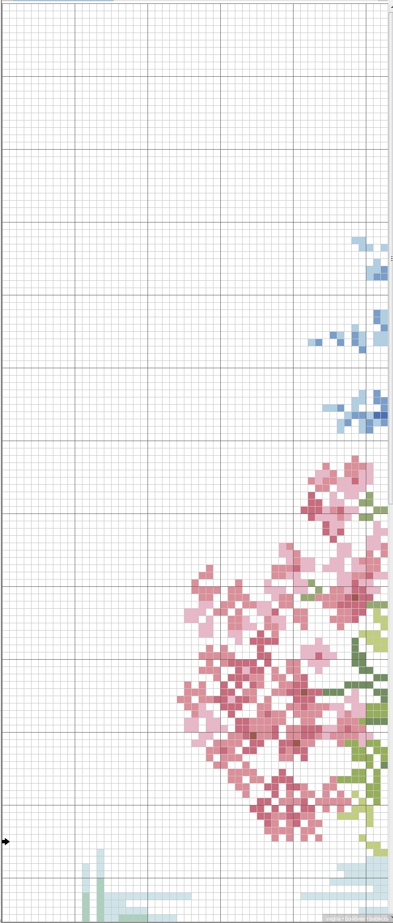 Уютные уголки на природе крестиком