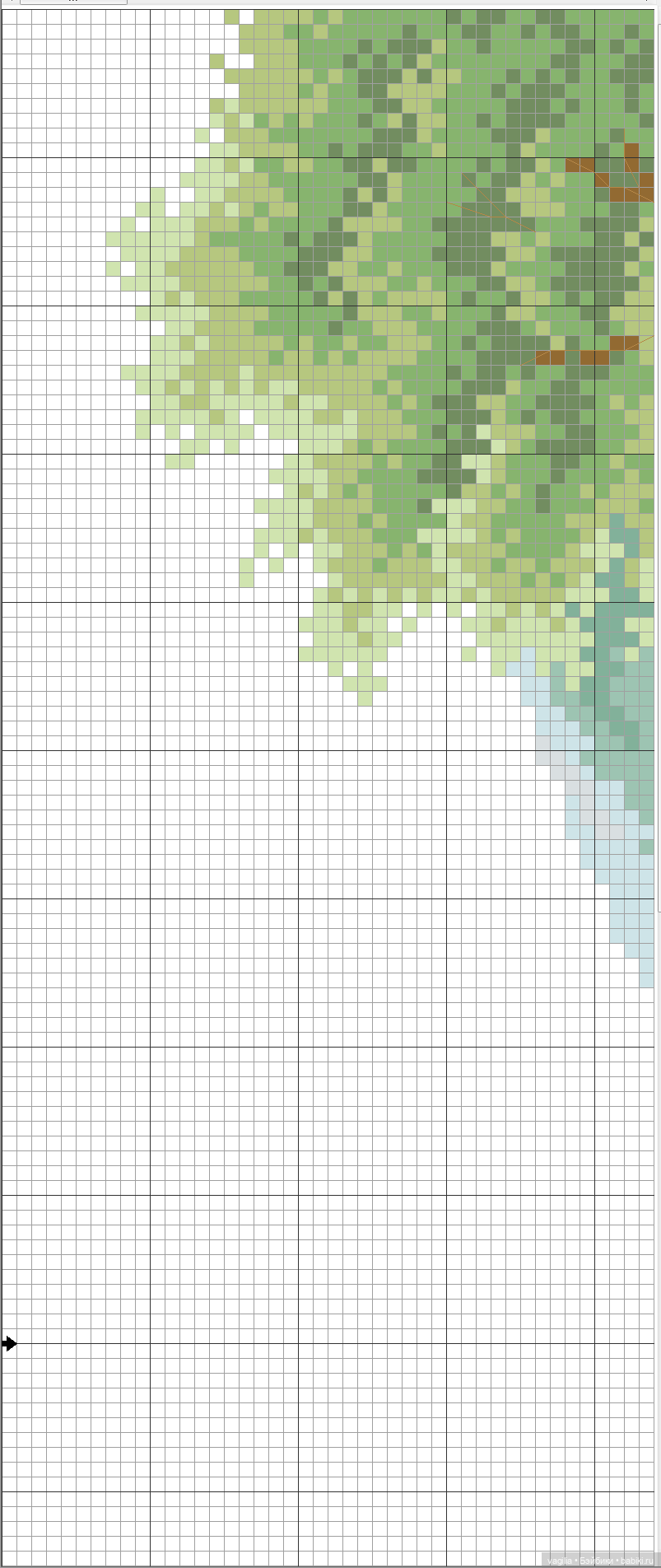 Уютные уголки на природе крестиком (фото 8)