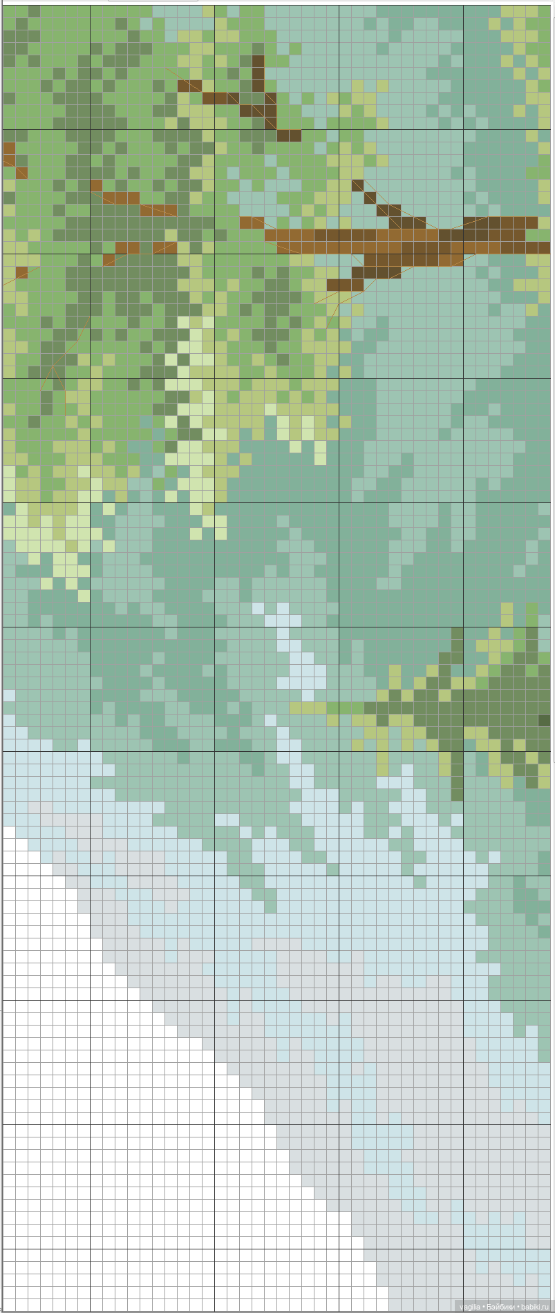 Уютные уголки на природе крестиком (фото 9)