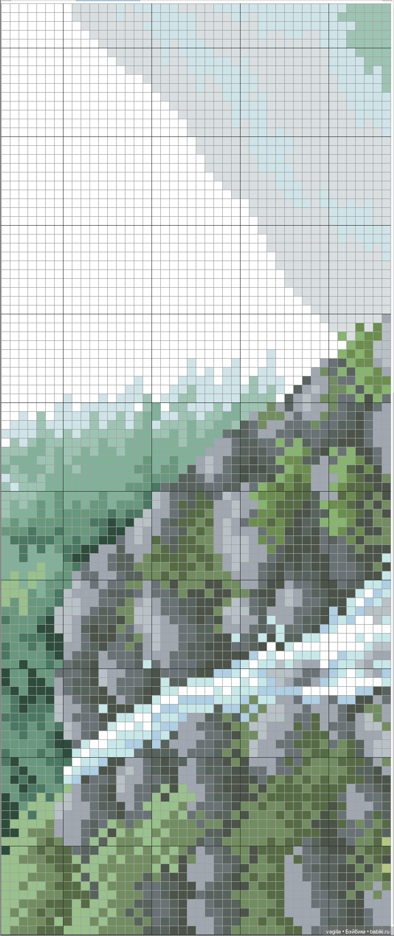 Уютные уголки на природе крестиком (фото 3)