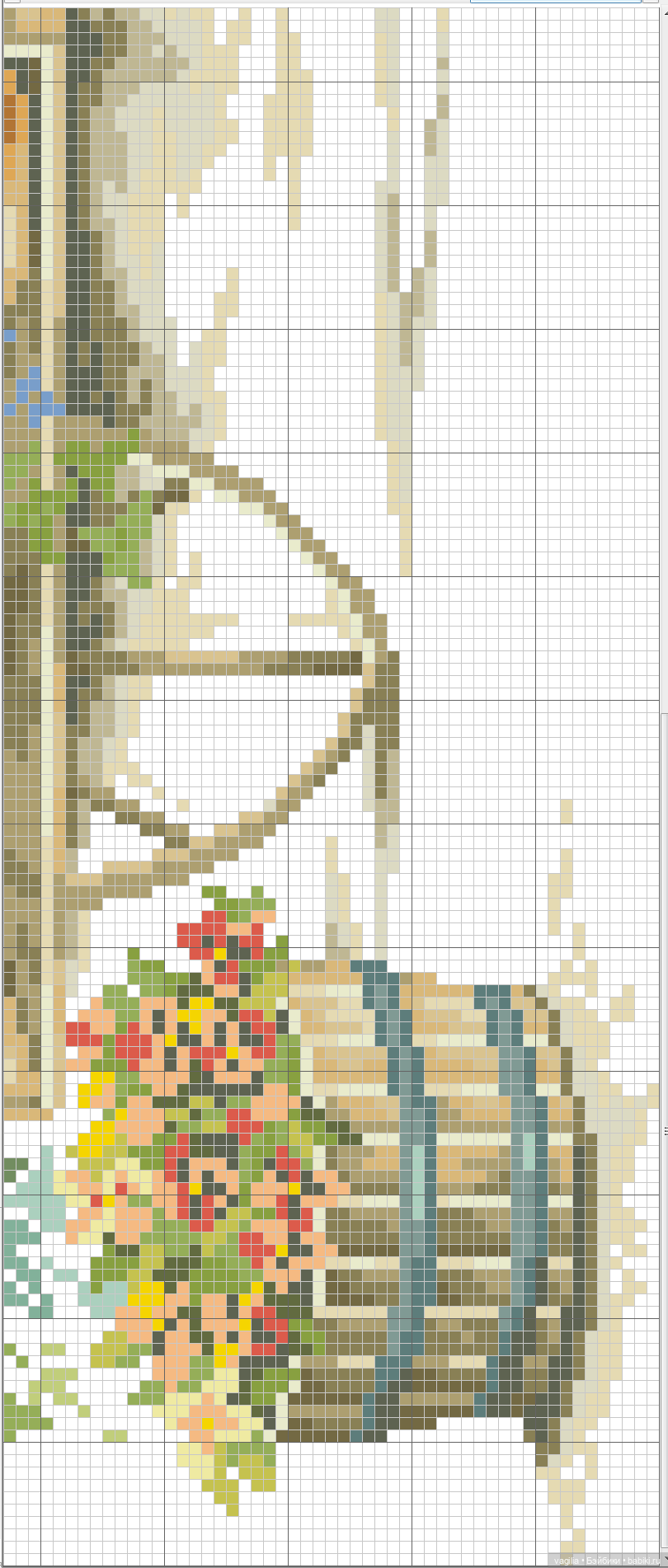 Уютные уголки на природе крестиком