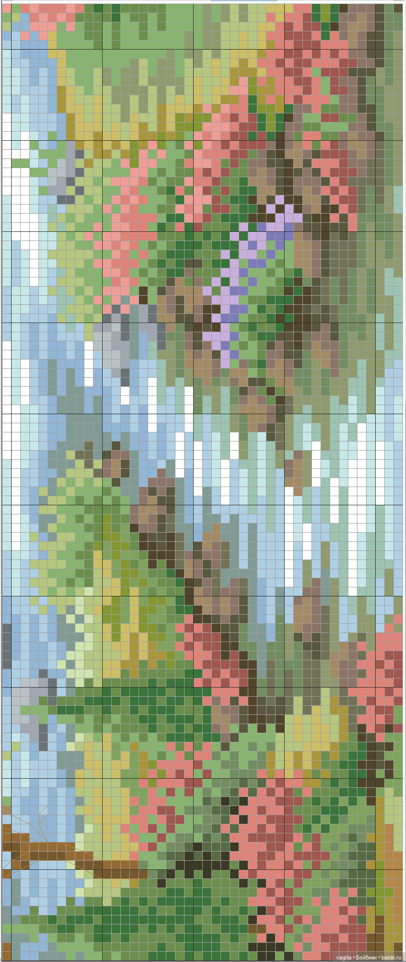 Уютные уголки на природе крестиком (фото 5)