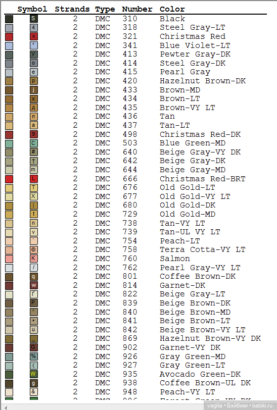 Сезонные лошадки крестиком