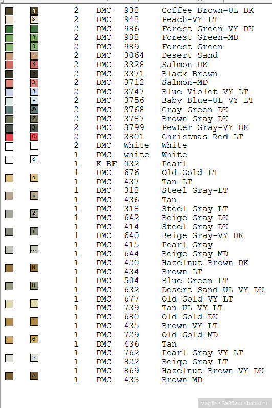 Сезонные лошадки крестиком