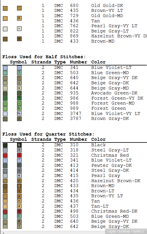 Сезонные лошадки крестиком