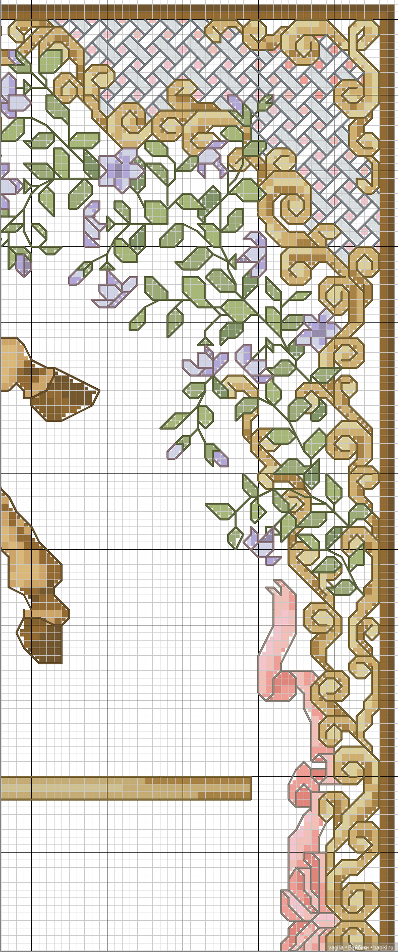 Сезонные лошадки крестиком