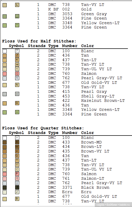 Сезонные лошадки крестиком