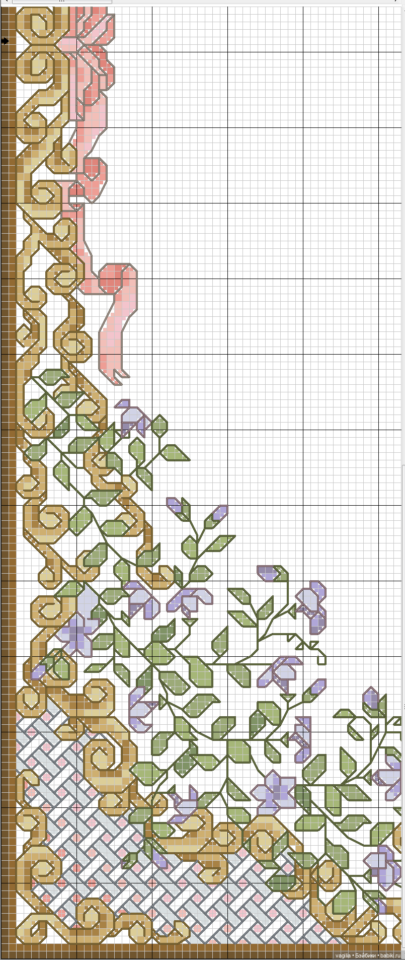 Сезонные лошадки крестиком