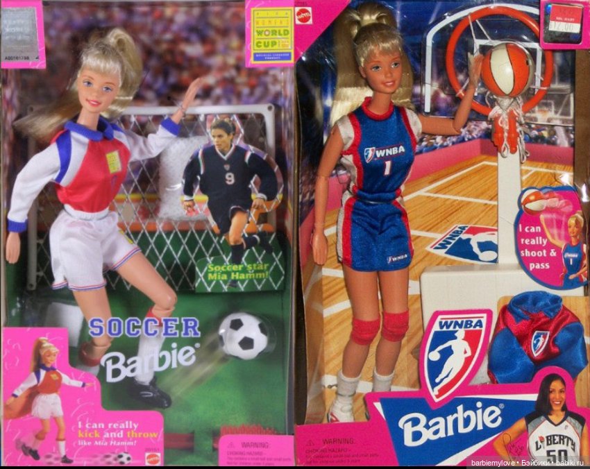 Барби в Спорте — Куклы Barbie (Барби): Looks