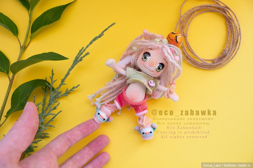 Вязанные куклы автора Eco Zabawka (Katerina Lukashuk) / Author's crocheted dolls by Eco Zabawka (Katerina Lukashuk) (фото 6)