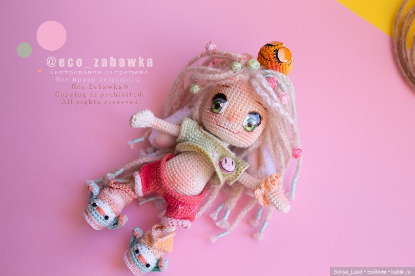 Вязанные куклы автора Eco Zabawka (Katerina Lukashuk) / Author's crocheted dolls by Eco Zabawka (Katerina Lukashuk) (фото 8)