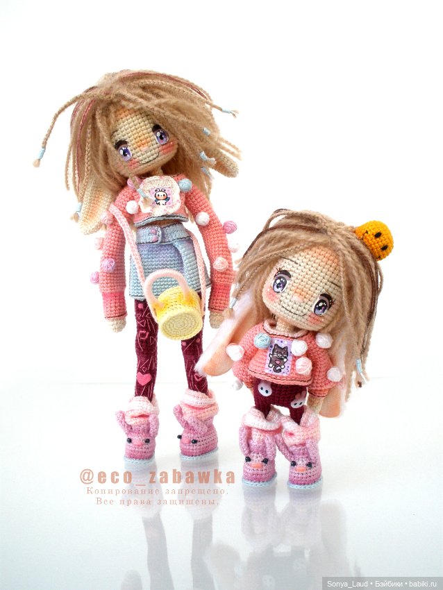 Вязанные куклы автора Eco Zabawka (Katerina Lukashuk) / Author's crocheted dolls by Eco Zabawka (Katerina Lukashuk)