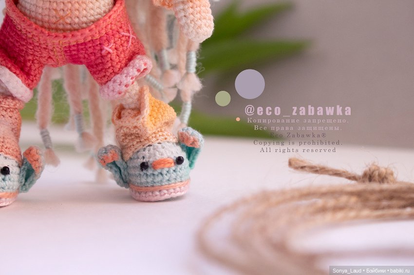 Вязанные куклы автора Eco Zabawka (Katerina Lukashuk) / Author's crocheted dolls by Eco Zabawka (Katerina Lukashuk) (фото 7)